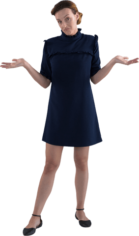 transparent background: confused young businesswoman shrugging - Download Free Stock Videos Pikwizard.com