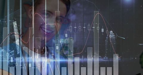 Analyzing Finance Over Data-Driven Nighttime Skyline