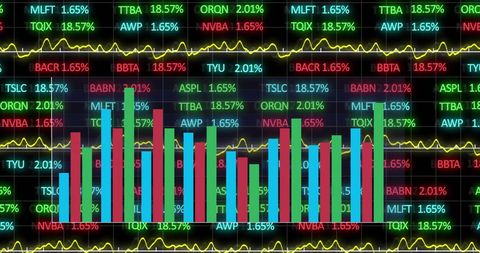 Colorful Graphs Overlaying Stock Market Data Background - Download Free Stock Images Pikwizard.com