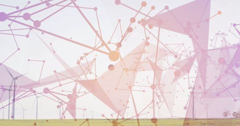 Abstract Network Overlaying Renewable Energy Landscape