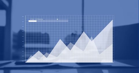 digital data processing over modern office desk - Download Free Stock Images Pikwizard.com