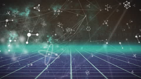 Abstract Molecule Model Over Digital Grid