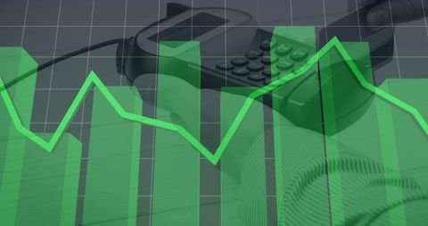 business trends with digital payment overlay - Download Free Stock Images Pikwizard.com
