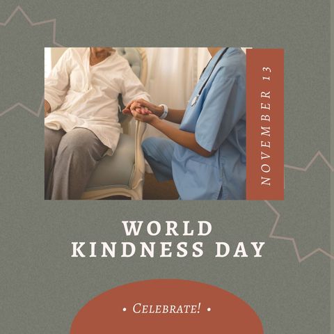 world kindness day celebration with senior and caregiver - Download Free Stock Templates Pikwizard.com