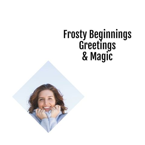 joyful winter vibes with smiling woman in cozy sweater - Download Free Stock Templates Pikwizard.com