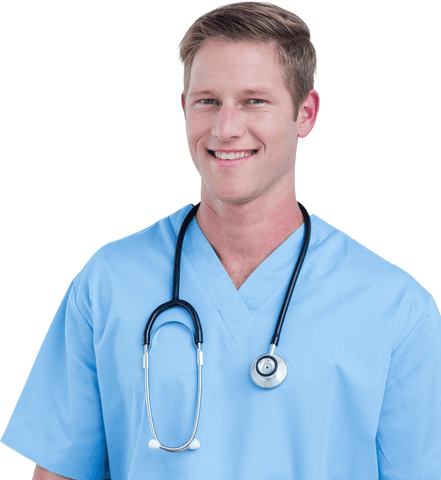 transparent background smiling male surgeon portrait - Download Free Stock Videos Pikwizard.com