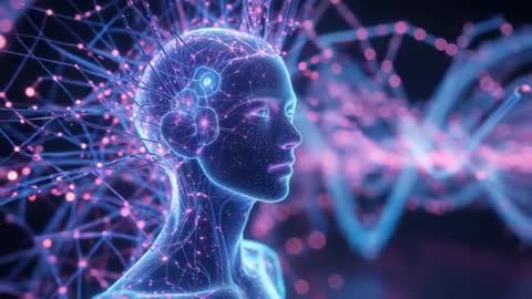 Futuristic Human Neural Network with DNA Helix and Connectivity