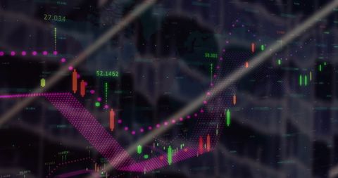 Data Processing with Stock Market Charts and Numbers Background - Download Free Stock Images Pikwizard.com