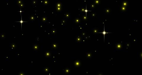 Glowing Yellow Light Spots on Black Background - Download Free Stock Images Pikwizard.com