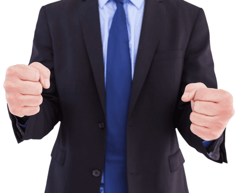 transparent businessman clenched fists anger concept - Download Free Stock Videos Pikwizard.com