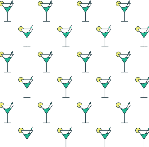 Vintage Drink Pattern Vector on Transparent Background - Download Free Stock Videos Pikwizard.com