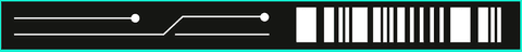 Minimal Flat Circuit Network with Barcode on Transparent Background - Download Free Stock Videos Pikwizard.com