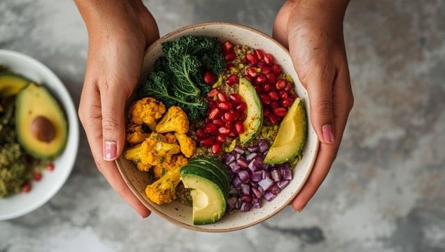 Vibrant Quinoa Bowl with Avocado and Roasted Vegetables