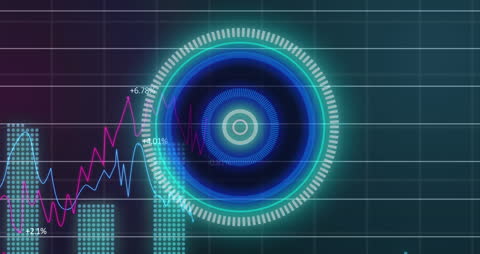 Animated Financial Data and Digital Interface Innovation