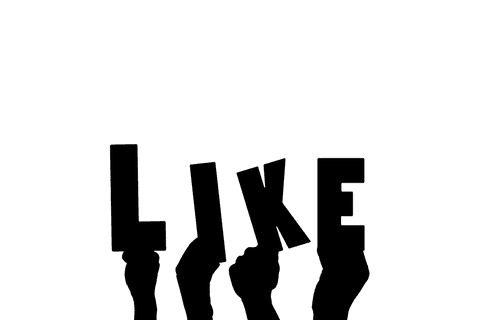 Hands holding heart text graphic on transparent background