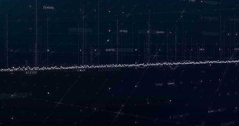 Digital Data Visualization on Dark Background - Download Free Stock Images Pikwizard.com