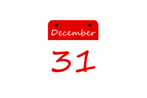 december 31 calendar icon on transparent background - Download Free Stock Videos Pikwizard.com