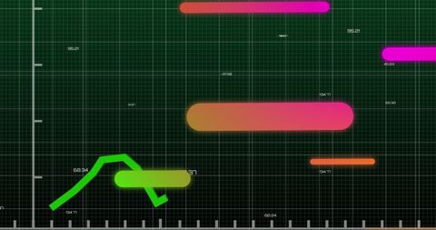 abstract digital chart with cyber grid background - Download Free Stock Images Pikwizard.com