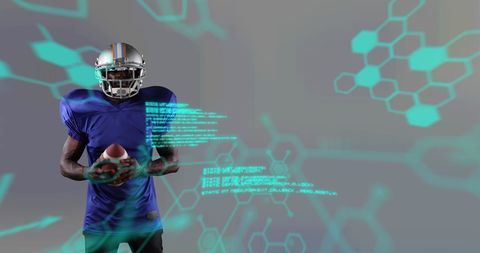 Digital Technology in American Football Conceptual Art