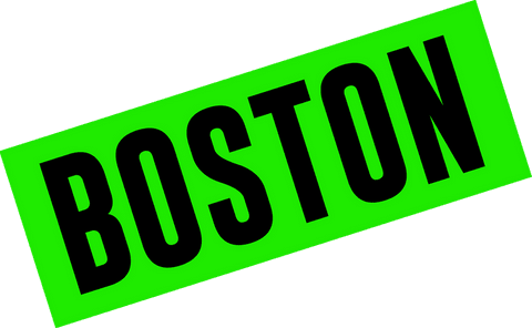 Bold Black Boston Text on Green Transparent Banner Design - Download Free Stock Videos Pikwizard.com