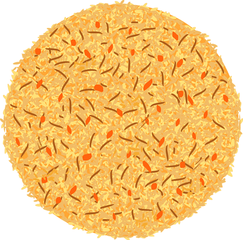 flat design of seasoned rice on transparent background - Download Free Stock Videos Pikwizard.com