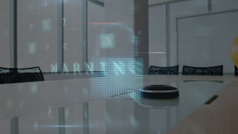 Digital Interface Over Business Environment With Balloon Element