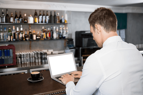 transparent blank screen concept coffee entrepeneur classic cafe - Download Free Stock Videos Pikwizard.com