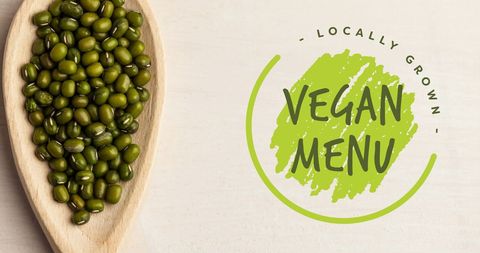 Locally Sourced Vegan Menu With Fresh Organic Green Sprouts