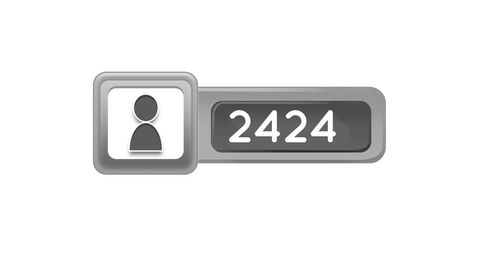 Follower Count Increasing in Gray Box Icon