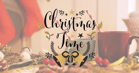 Festive Christmas Time with Warm Beverages