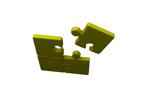 Yellow Puzzle Pieces Isolated Transparent Background - Download Free Stock Videos Pikwizard.com