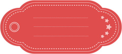 Red Transparent Tag Illustration with Stars and Copy Space - Download Free Stock Videos Pikwizard.com