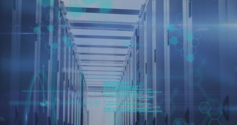 Futuristic Data Servers with Digital Networks and Analysis - Download Free Stock Images Pikwizard.com