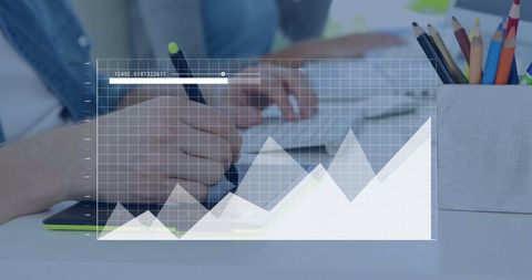 Data Analysis with Financial Chart on Digital Tablet Display - Download Free Stock Images Pikwizard.com