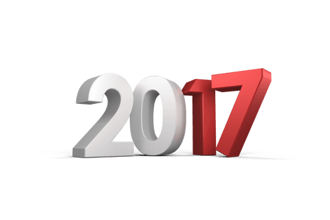 2017 number illustration white red transparent background - Download Free Stock Videos Pikwizard.com