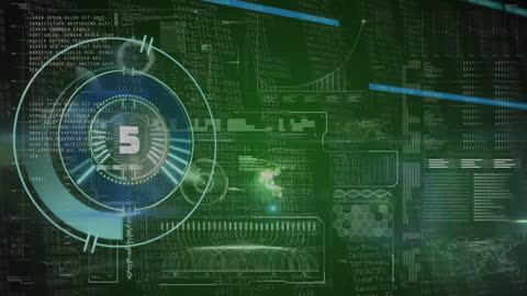 Innovative Data Processing with Futuristic Countdown Timer