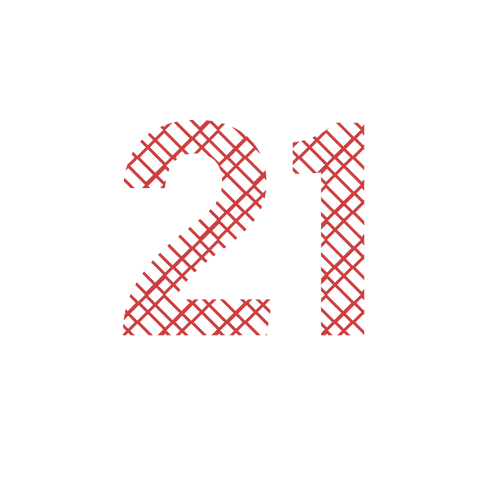 red patterned 21 on transparent background - Download Free Stock Videos Pikwizard.com