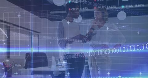 digital data processing and business collaboration - Download Free Stock Images Pikwizard.com