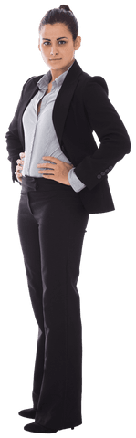 Confident Businesswoman in Suit on Transparent Background - Download Free Stock Videos Pikwizard.com