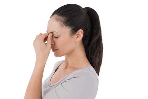Transparent Background Woman Suffering Migraine Stress Tired - Download Free Stock Videos Pikwizard.com