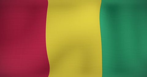 Guinea National Flag Waving in the Wind - Download Free Stock Images Pikwizard.com