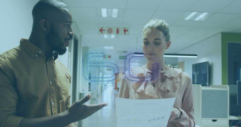 Diverse Professionals Embracing 6G Technology in Modern Office