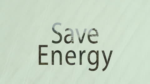 Nature Conservation Text Over Landscape with Grassy Elements