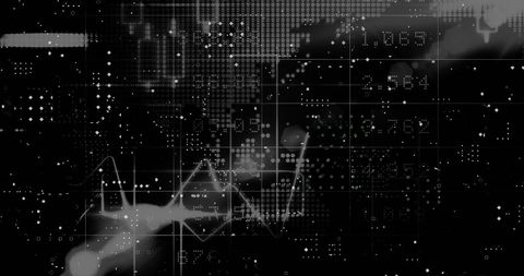 Abstract Financial Data Visualization with Blockchain Concepts - Download Free Stock Images Pikwizard.com