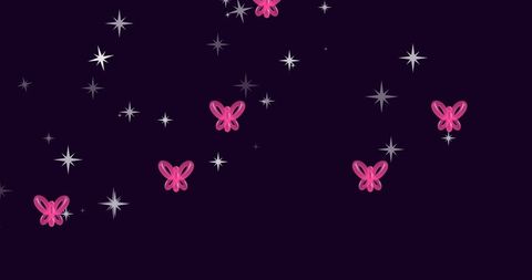Whimsical Butterfly and Starry Night Dreamscape - Download Free Stock Images Pikwizard.com