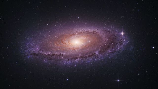 Stunning spiral galaxy in vibrant cosmos
