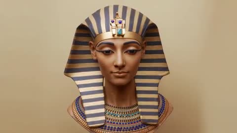 AI-Generated Bust of Egyptian Pharaoh Reviving History in Rotation
