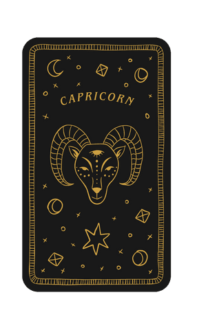 capricorn zodiac card on transparent background for astrology - Download Free Stock Videos Pikwizard.com