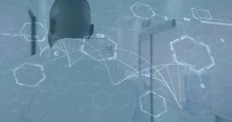 Innovative Medical Research with DNA and Data Visualization - Download Free Stock Images Pikwizard.com