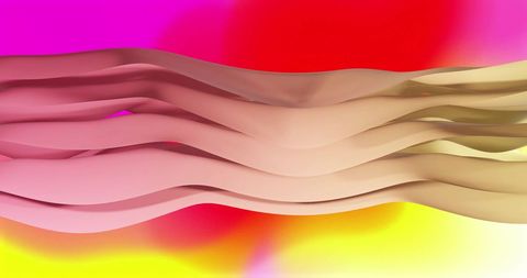 Abstract Flowing Layers with Vibrant Background